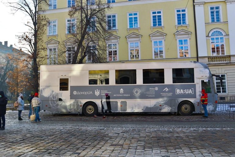 «Народна самооборона Львівщини» провела першу в цьому році виїзну донацію крові