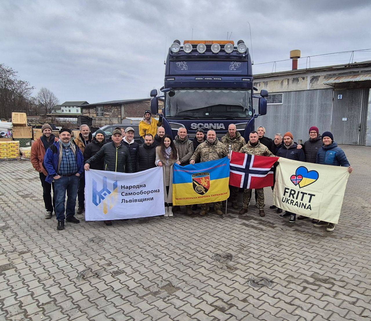 45-й окремій артилерійській бригаді передали вантажний автомобіль Scania R730