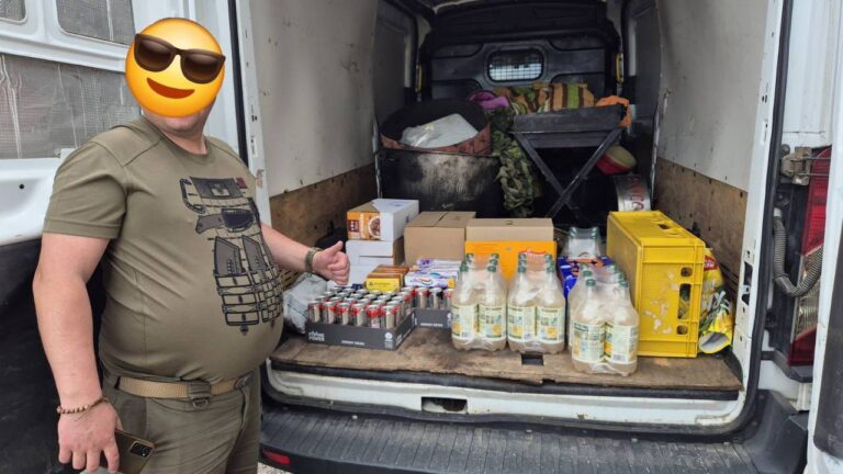 Бізнес і волонтери передають військовим на фронт енергетичні напої
