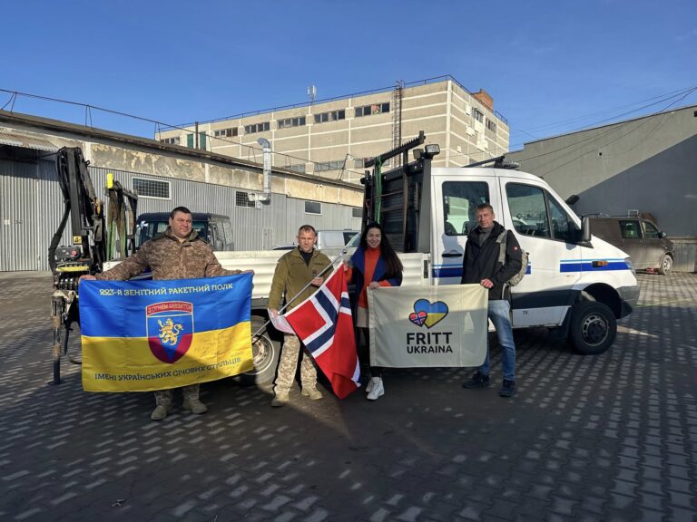 Норвезькі партнери передали вантажне авто для посилення ППО